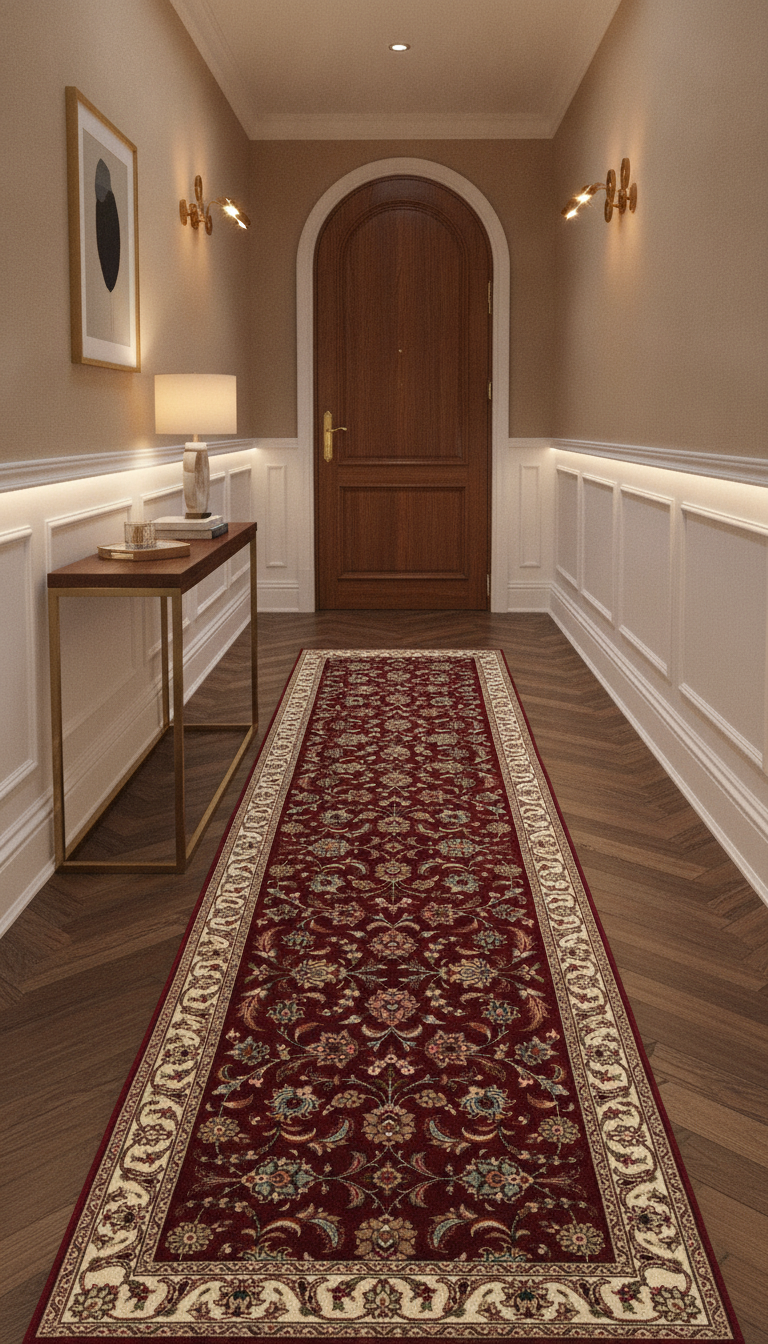 80x316 Tabriz con seta