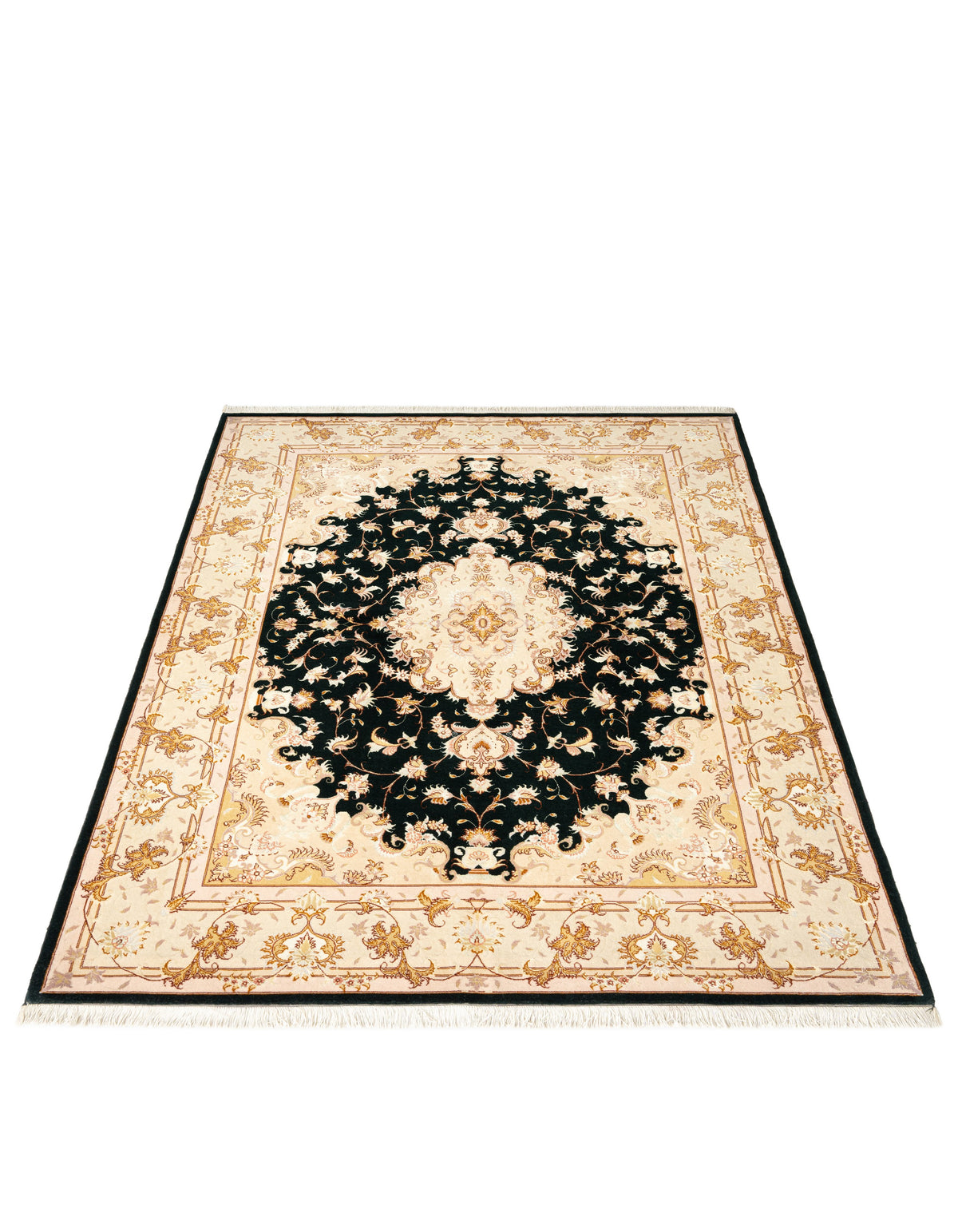 250 x 168 Täbriz mit Seide