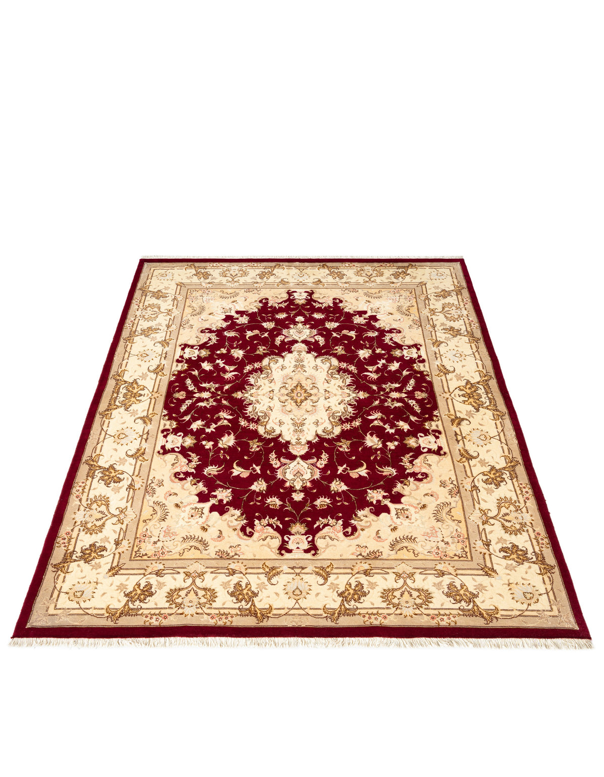 245x168 Tabriz con seta