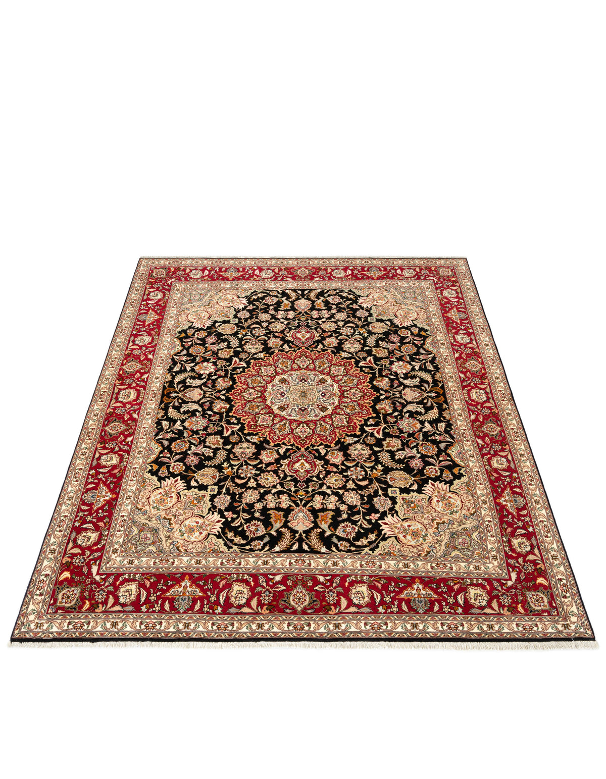 251x200 Tabriz con seta