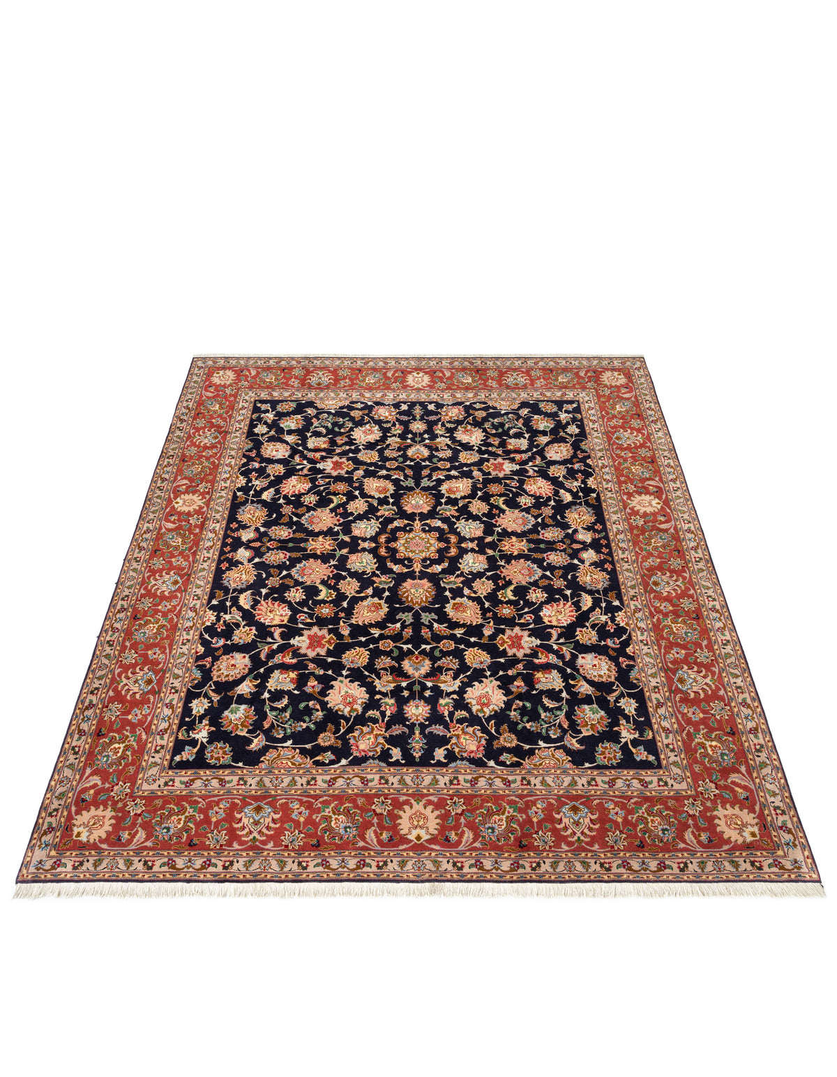 265 x 205 Täbriz mit Seide