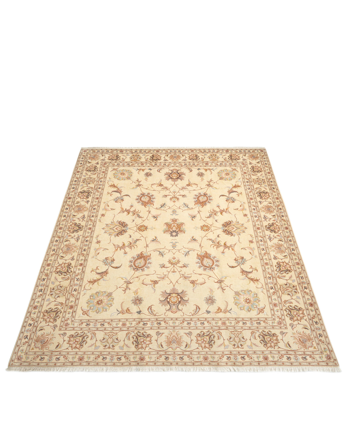 257x203 Tabriz avec de la soie