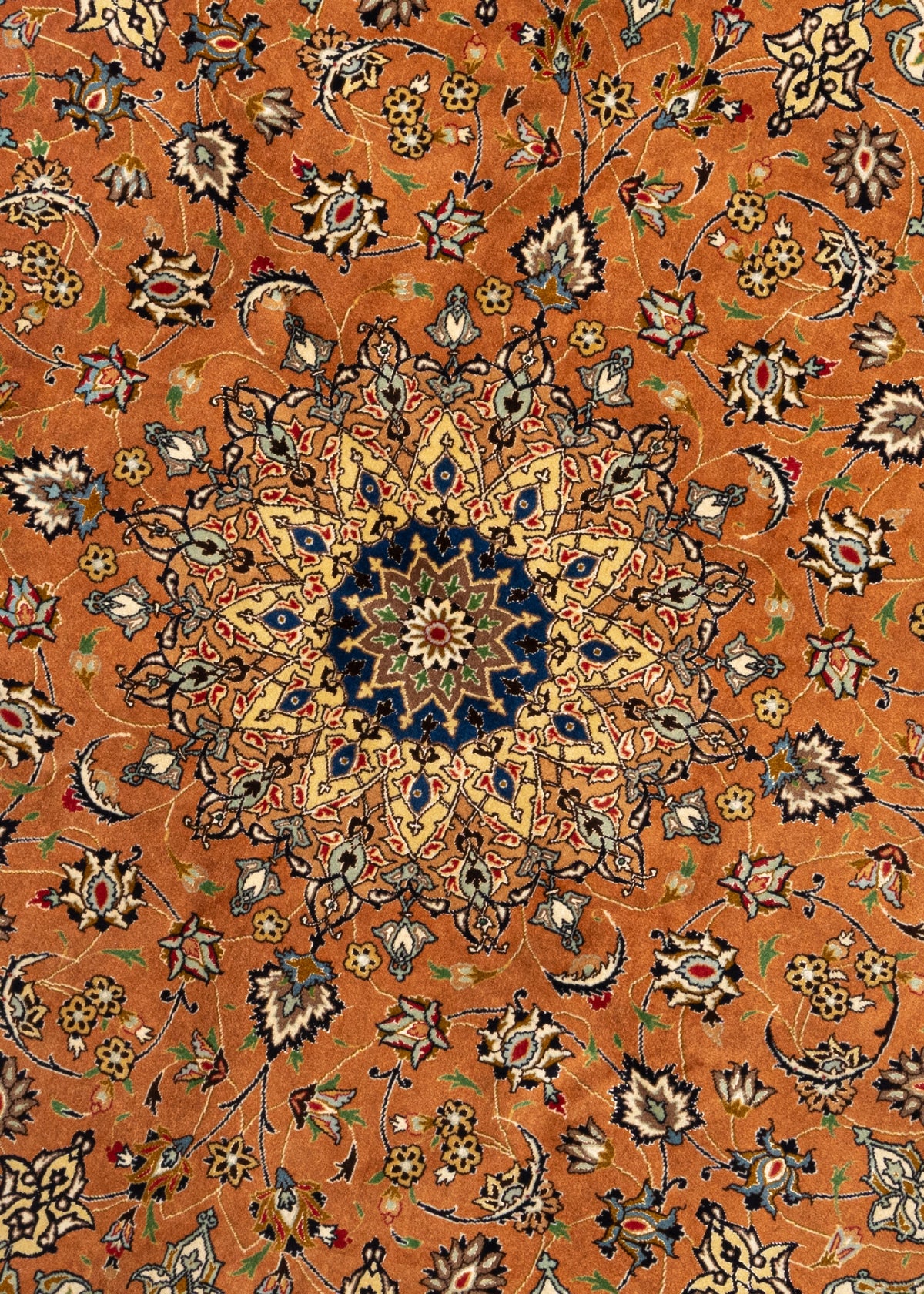 208 x 208 Täbriz mit Seide