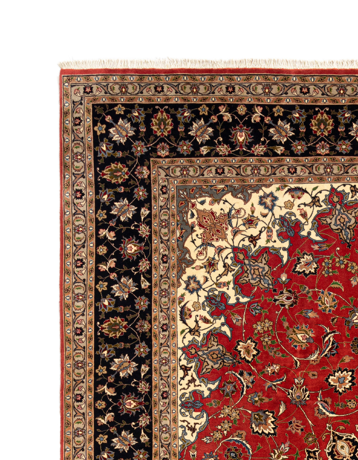 338x253 Tabriz con seta