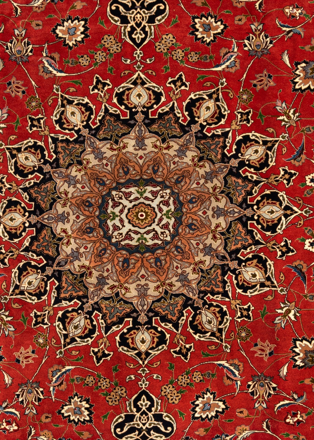 338x253 Tabriz con seta