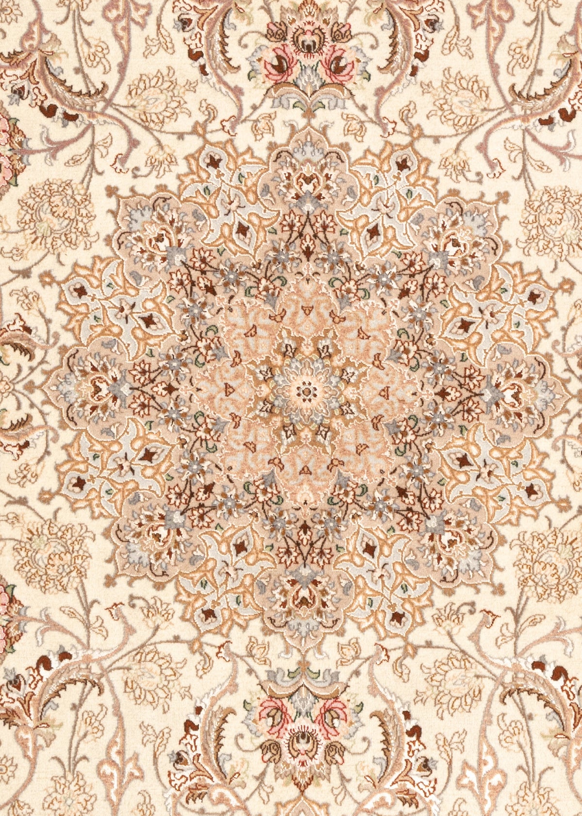 298 x 193 Täbriz mit Seide