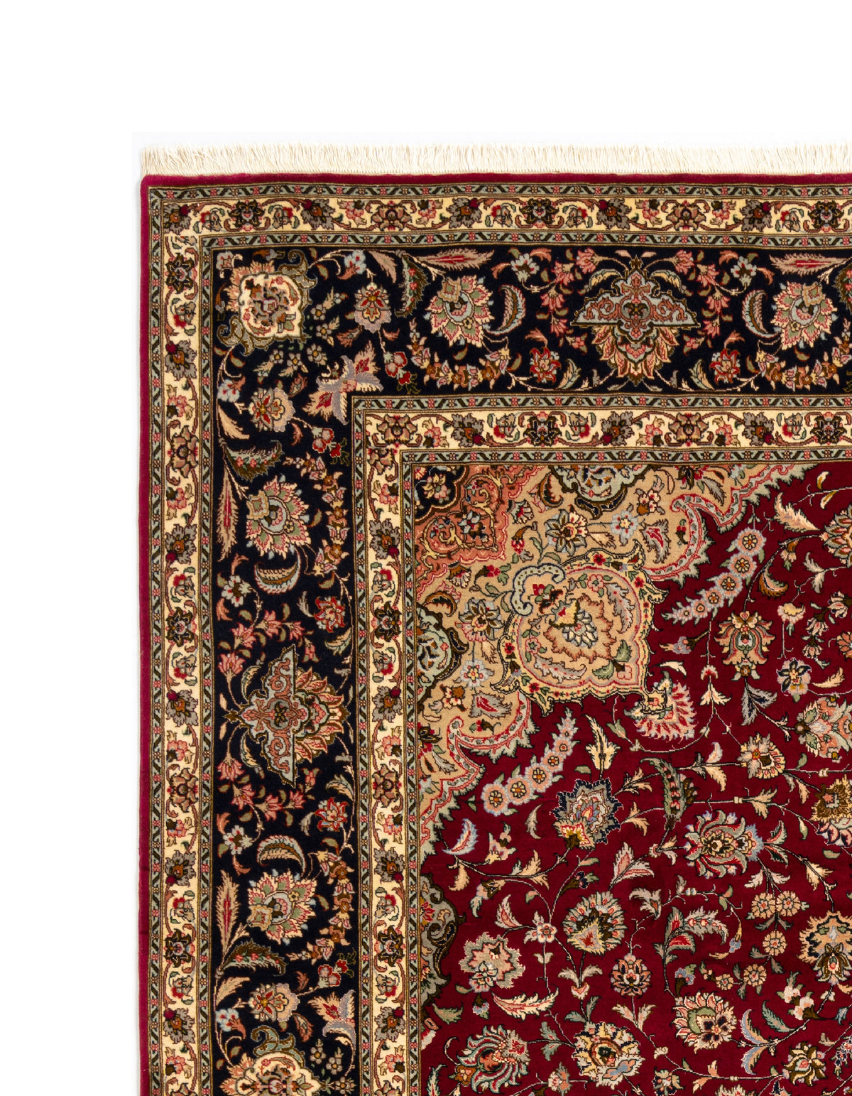 352x257 Tabriz con seta