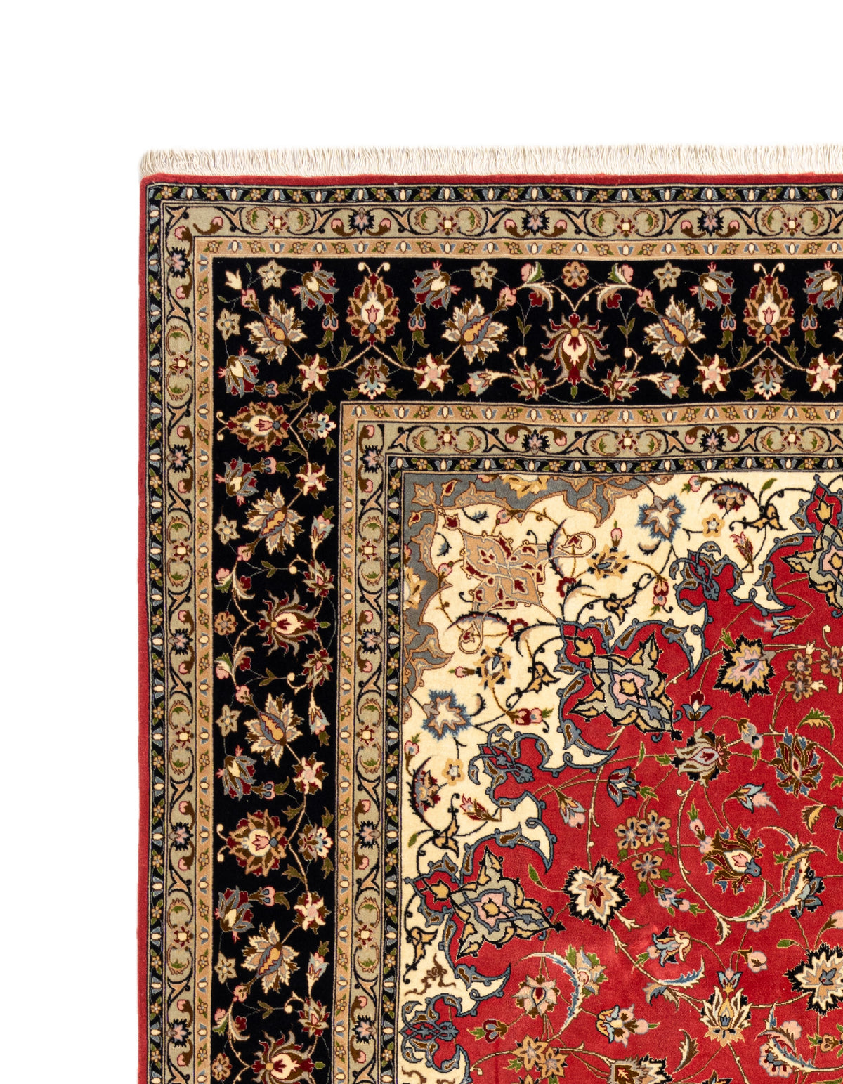 355x245 Tabriz con seta