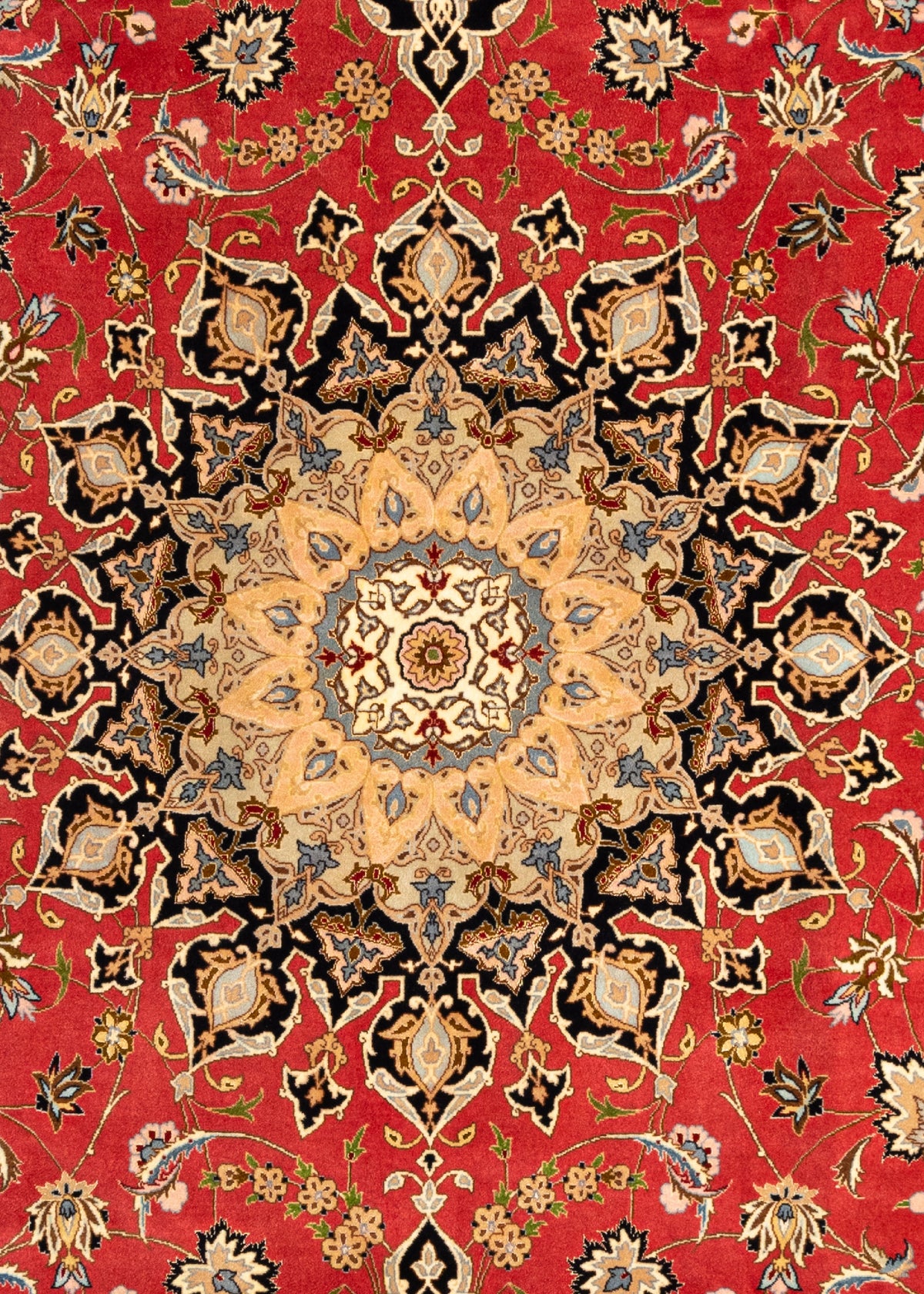 355x245 Tabriz con seta