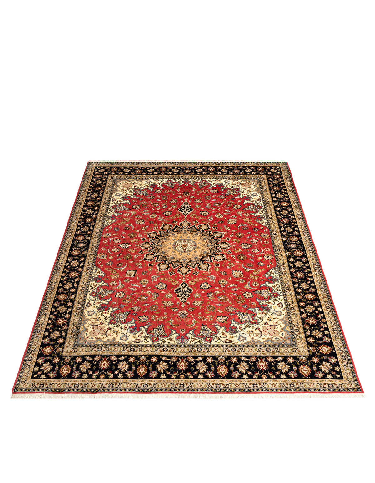 355x245 Tabriz con seta