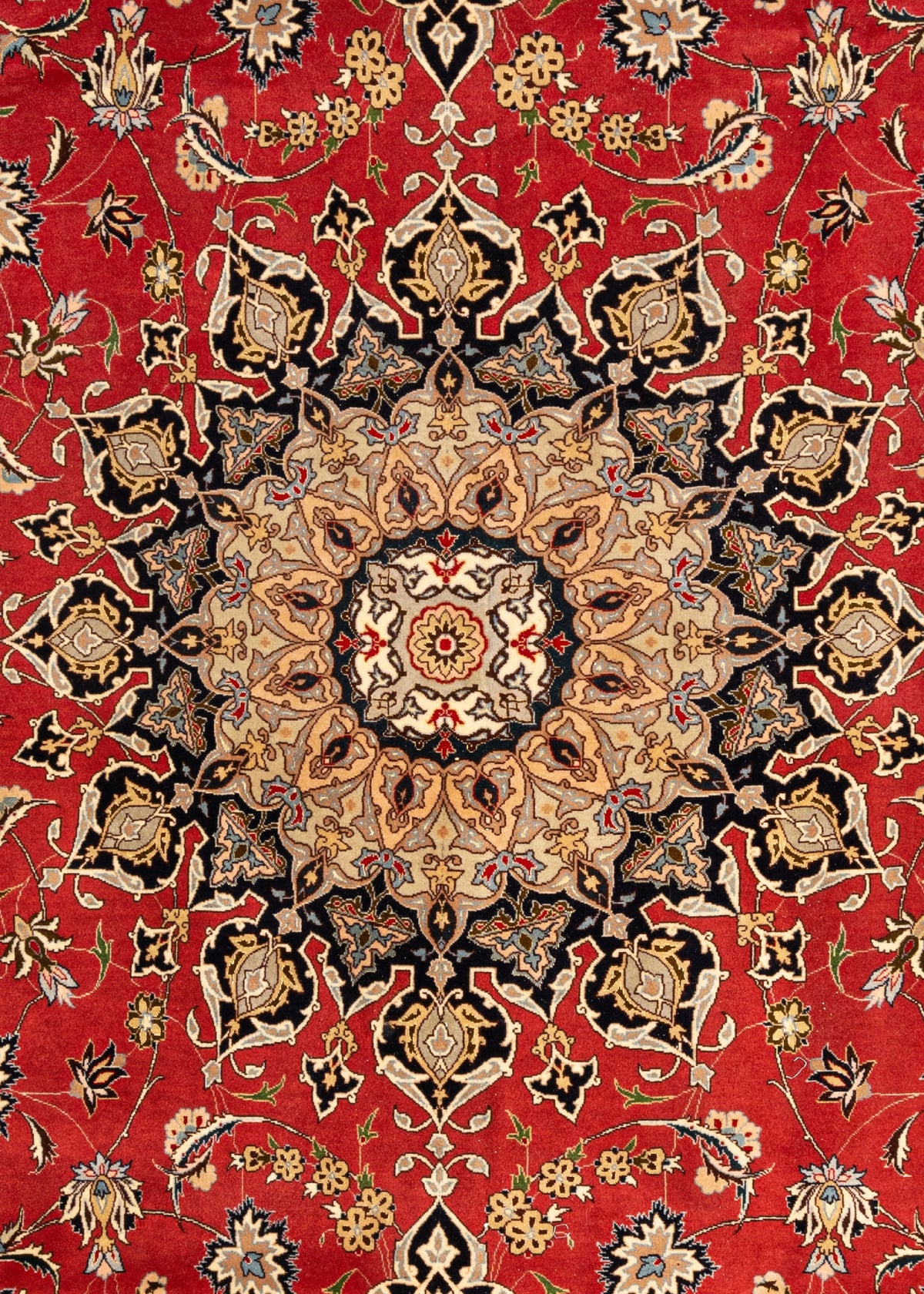 361x253 Tabriz con seta