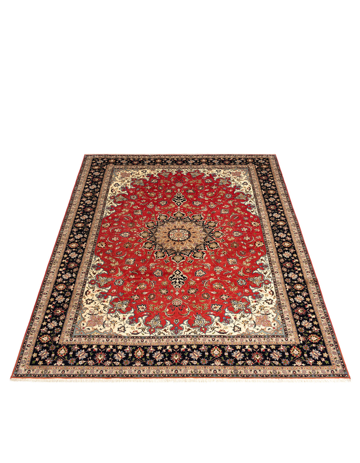 361x253 Tabriz con seta