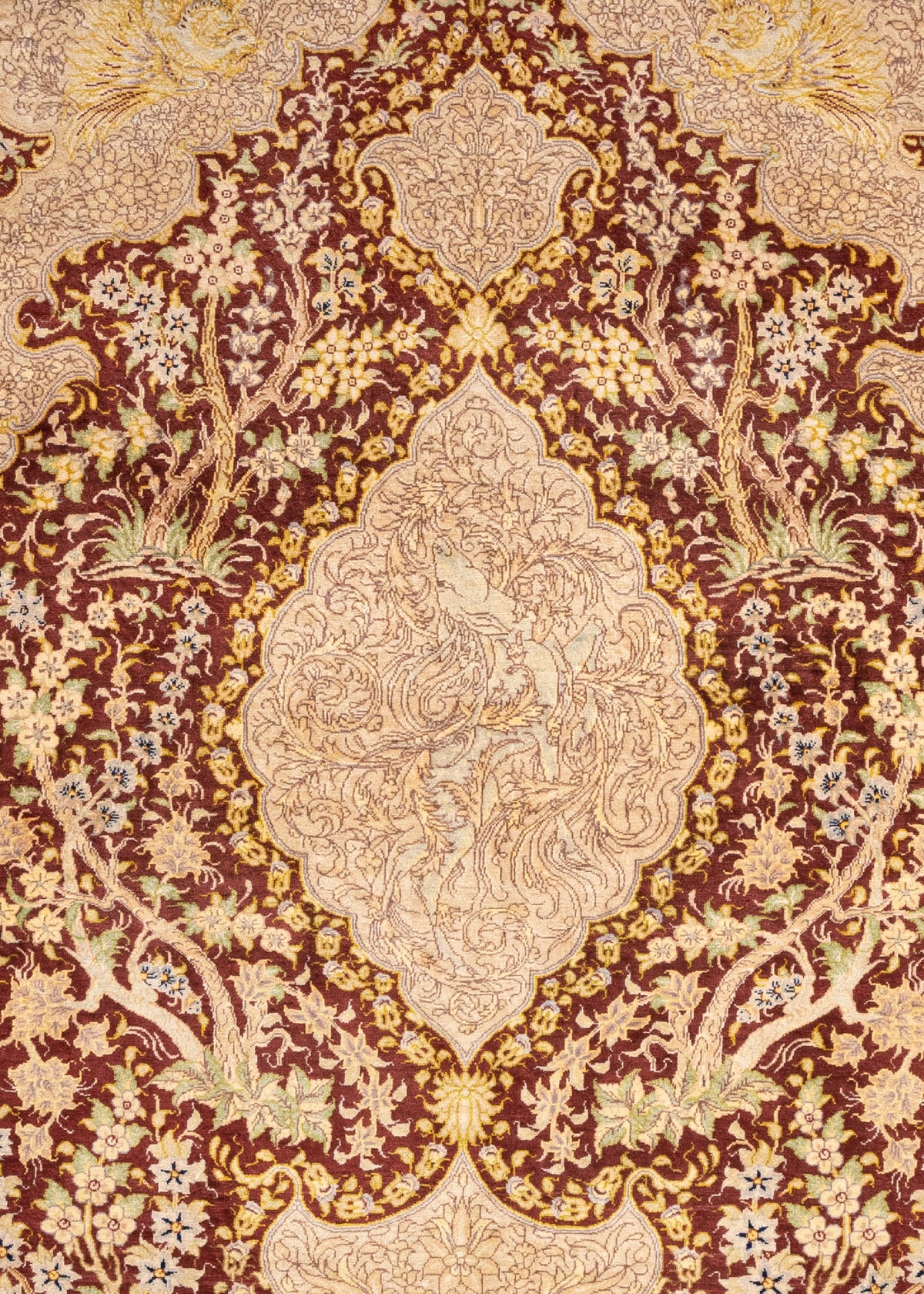 151 x 106 Ghom Seide
