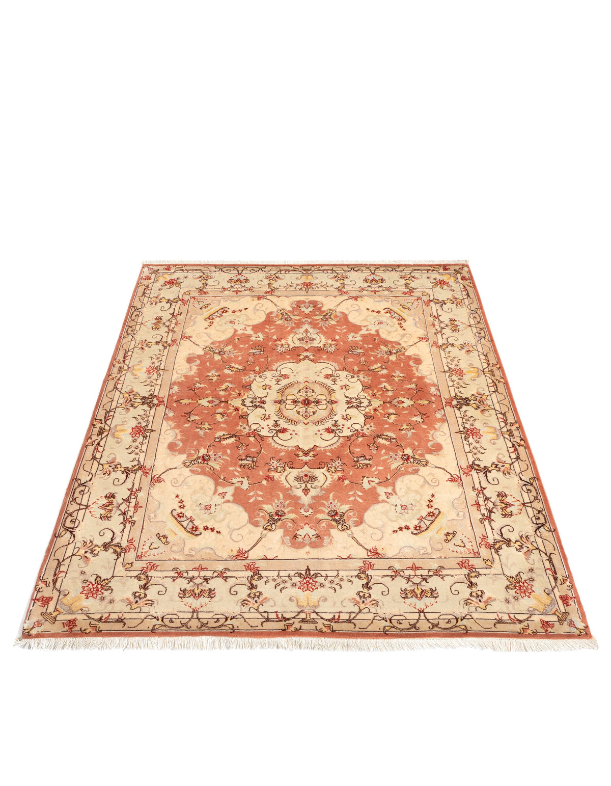 205 x 155 Täbriz mit Seide