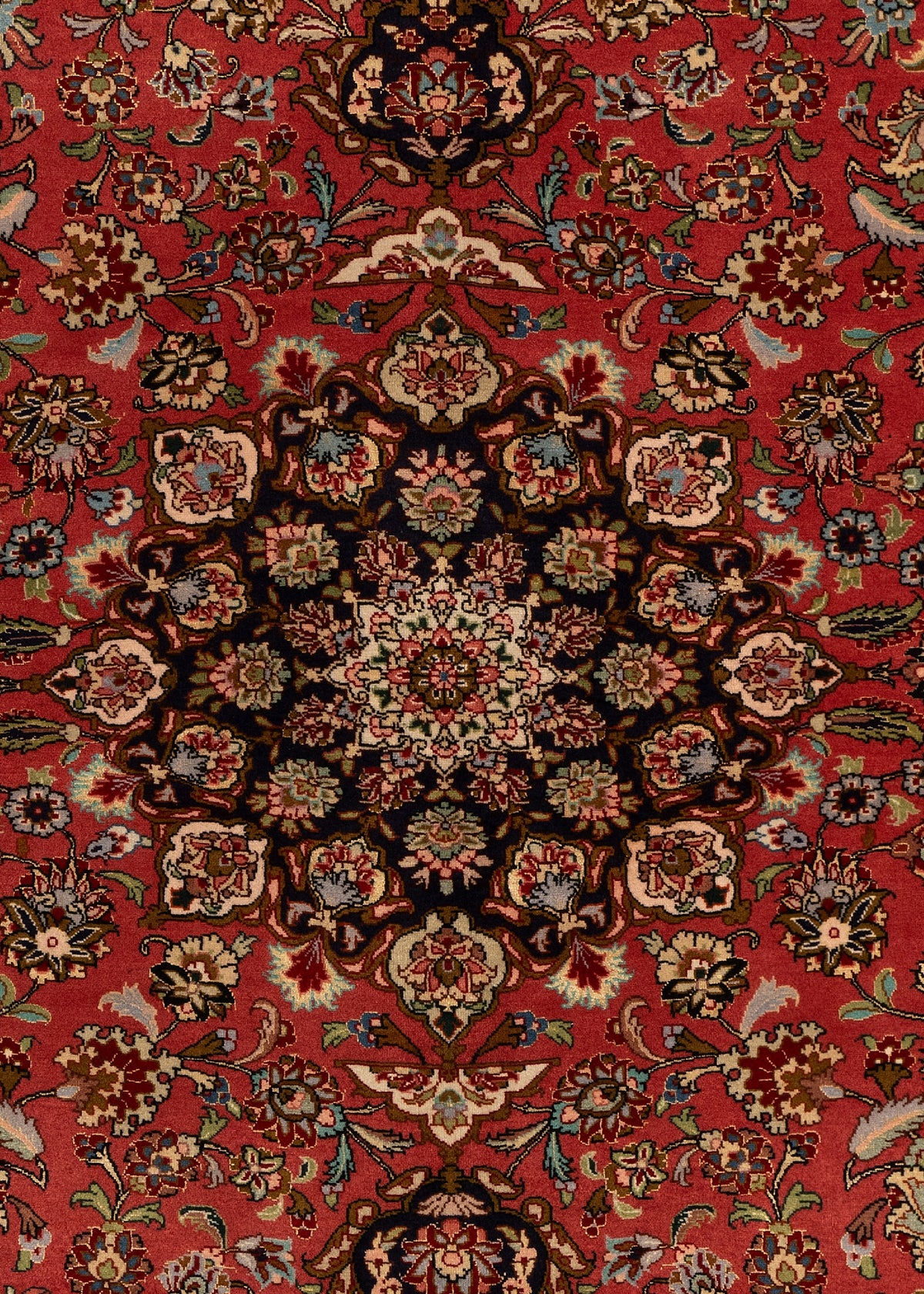 210 x 151 Täbriz mit Seide