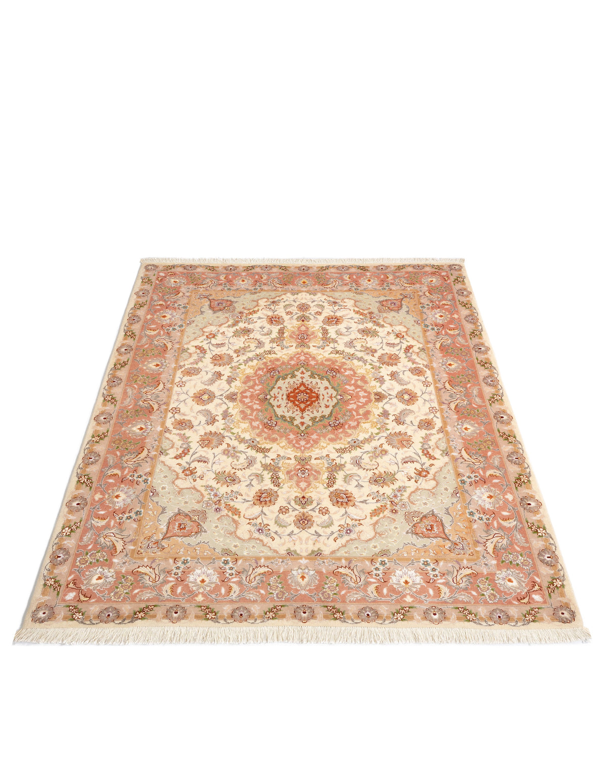 203 x 150 Täbriz mit Seide