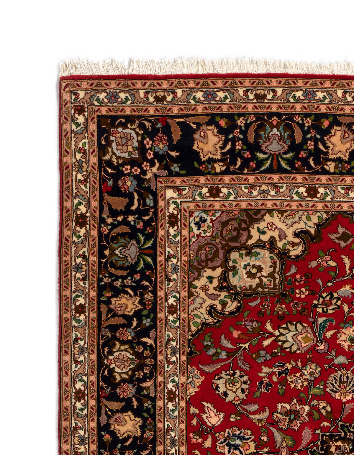 194 x 157 Täbriz mit Seide