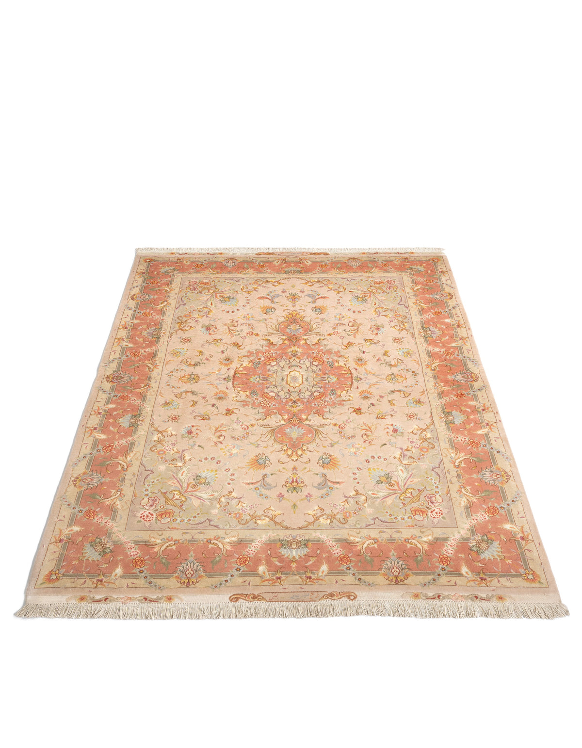 214 x 152 Tabriz con seta