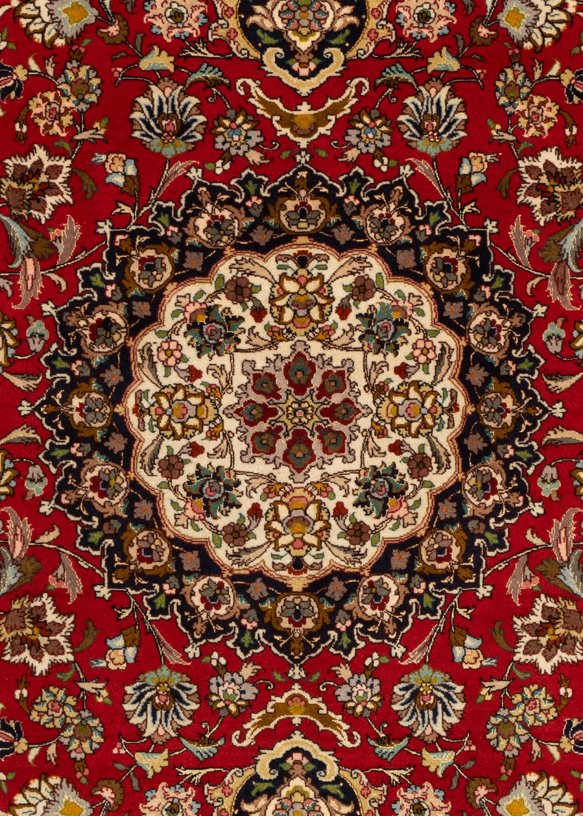 204 x 151 Täbriz mit Seide