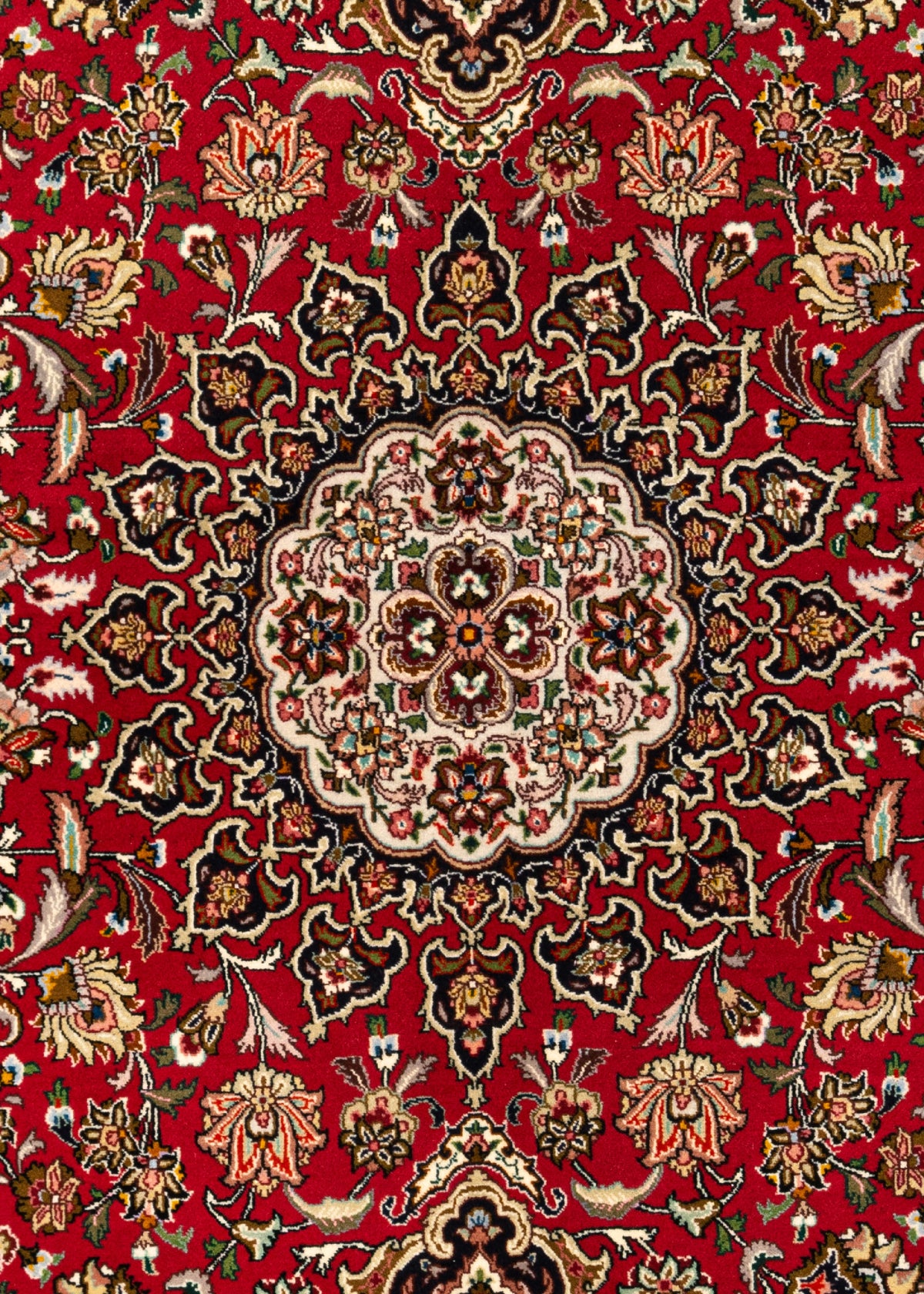 219 x 150 Täbriz mit Seide