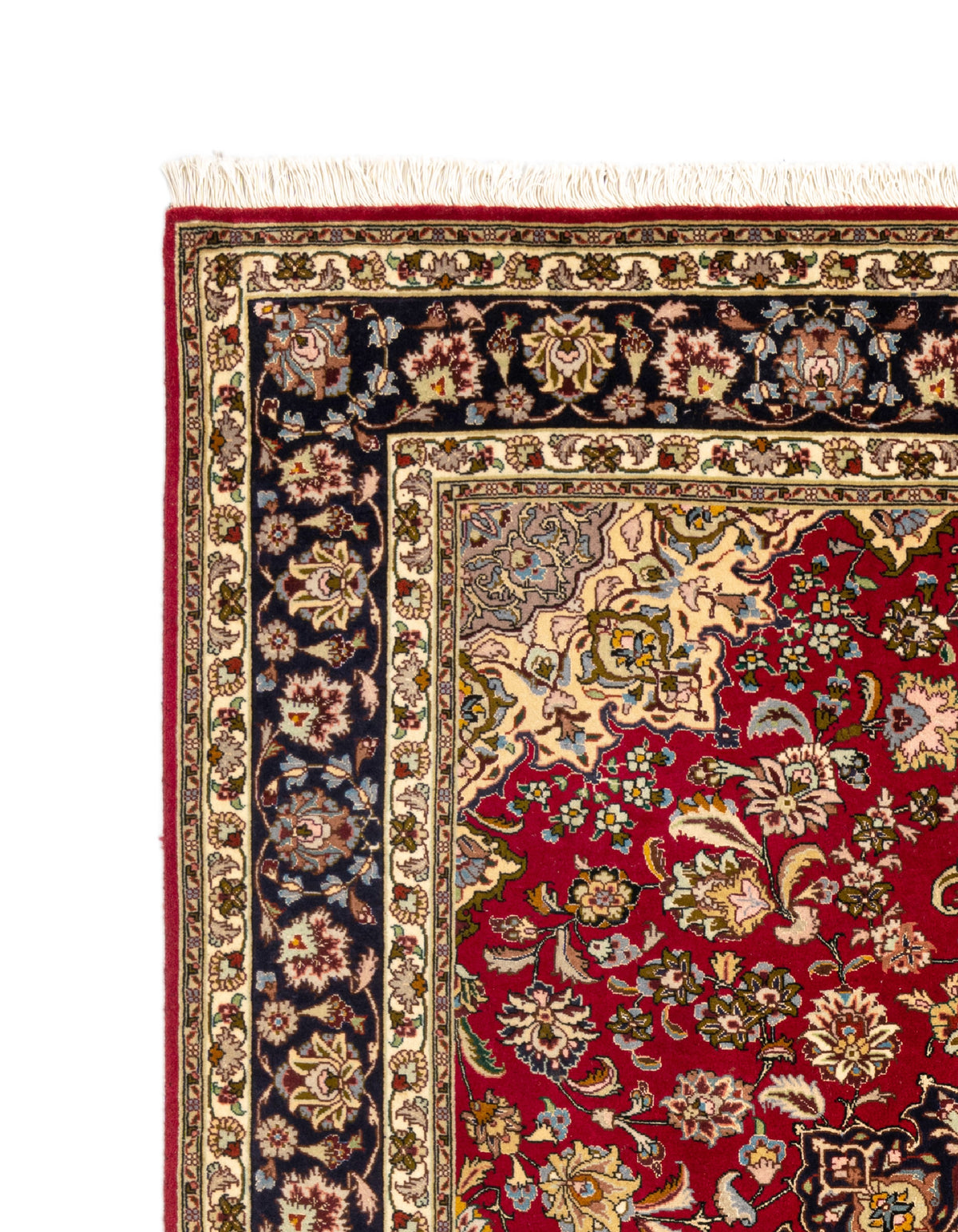 195 x 155 Täbriz mit Seide