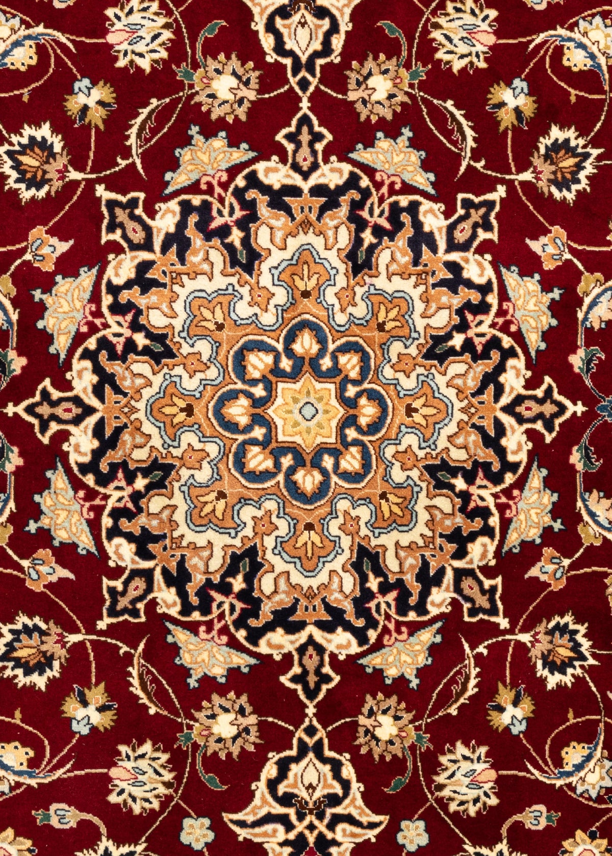 206 x 154 Täbriz mit Seide