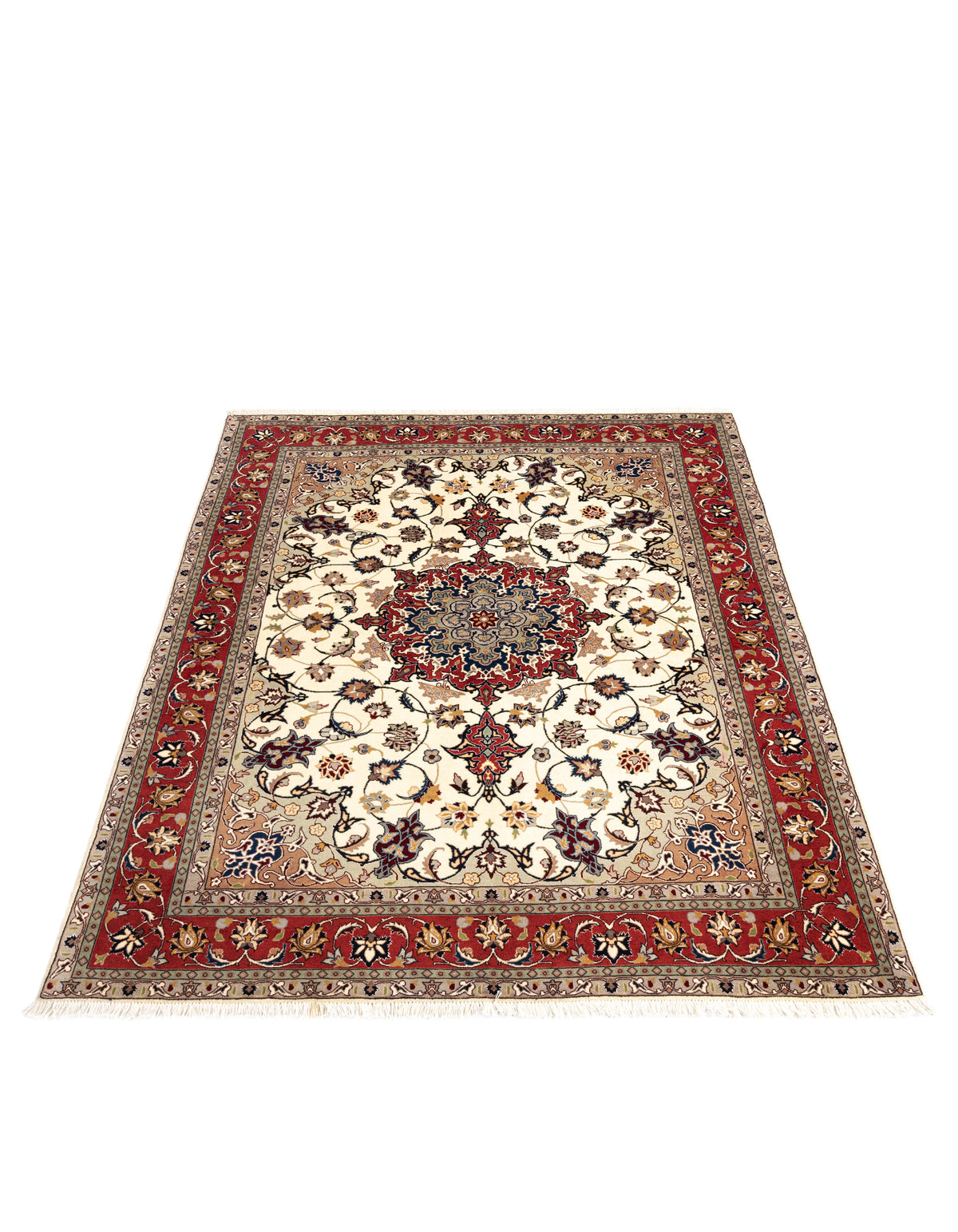 207 x 152 Täbriz mit Seide