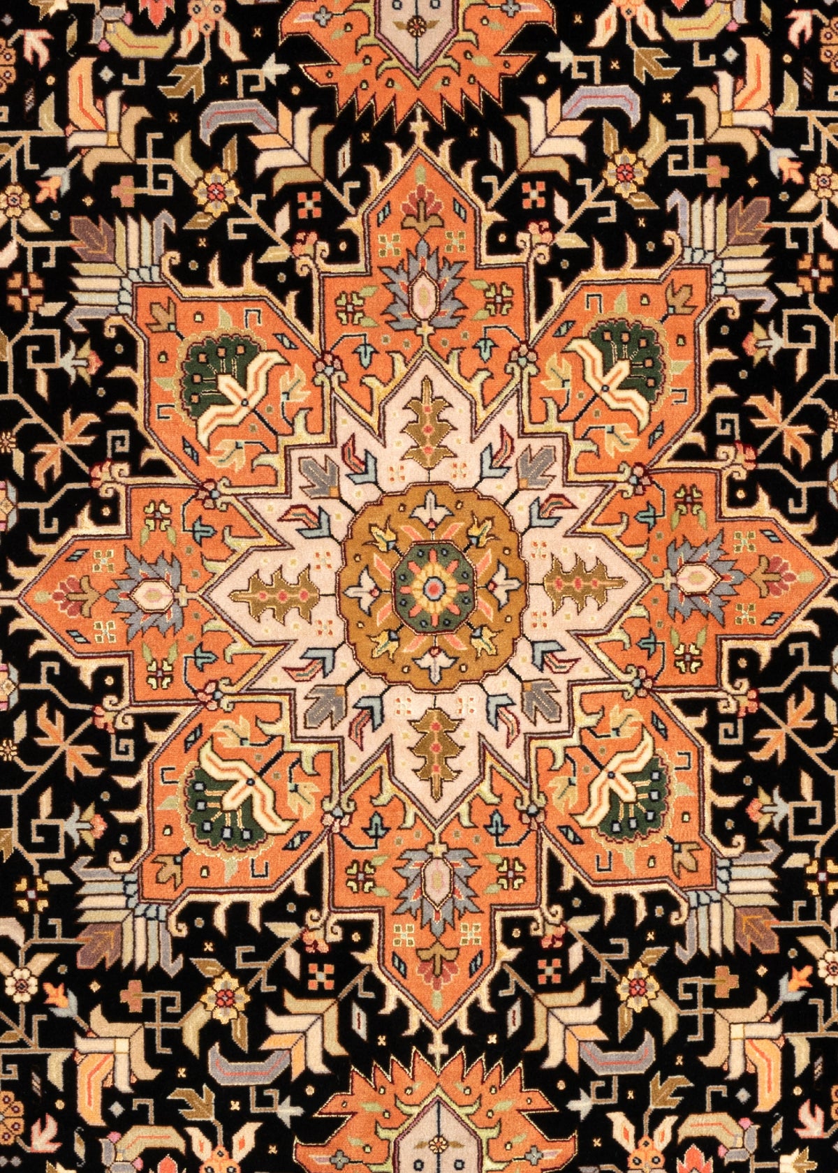 213 x 150 Täbriz mit Seide