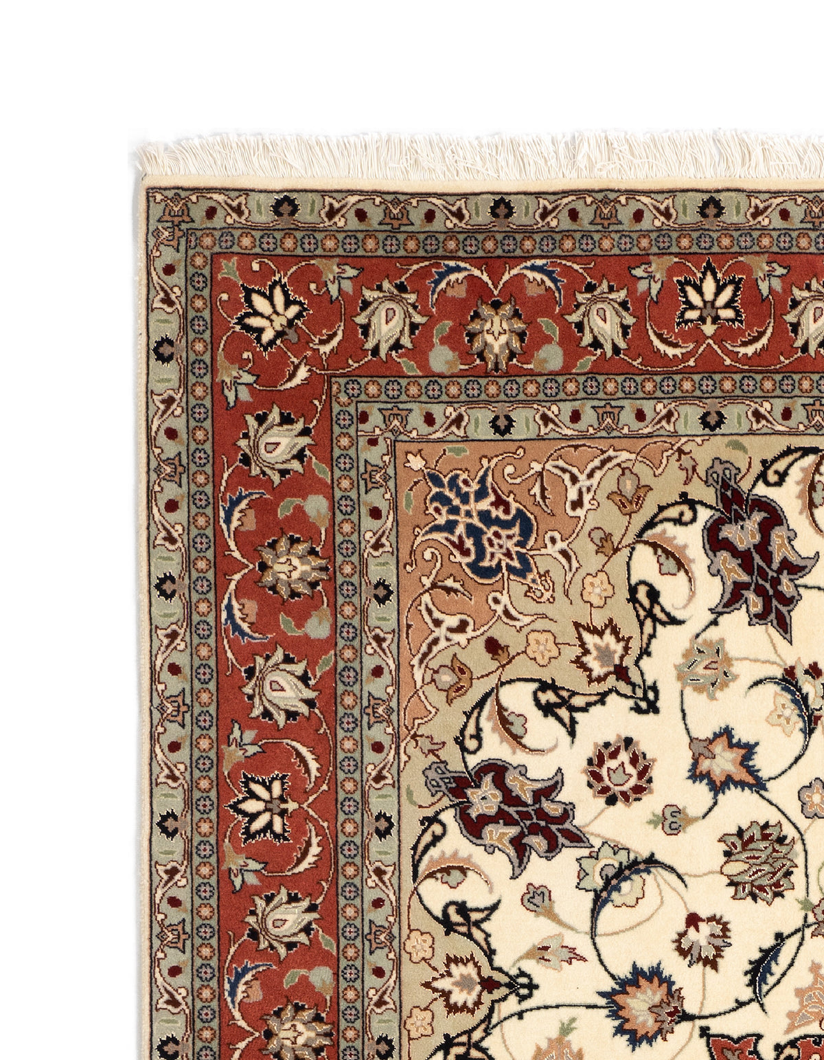 204 x 156 Tabriz con seta