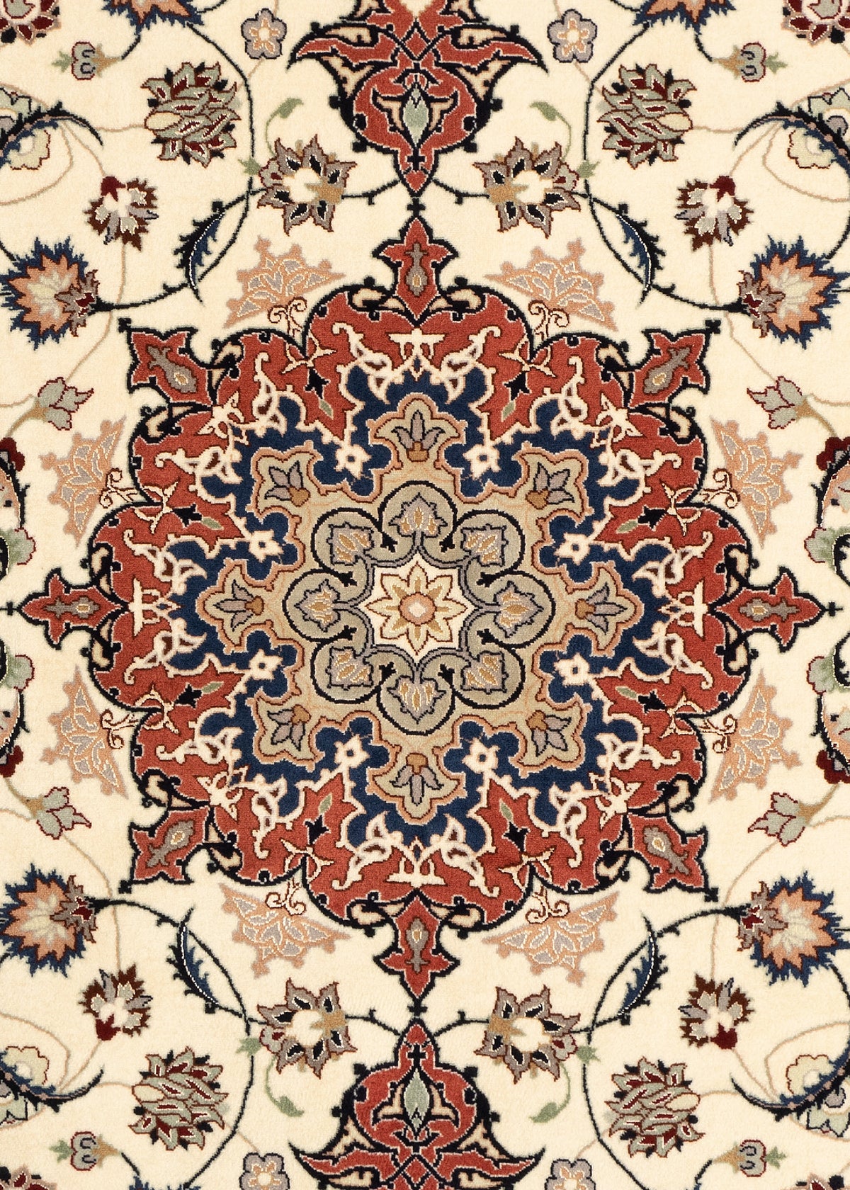 204 x 156 Tabriz con seta