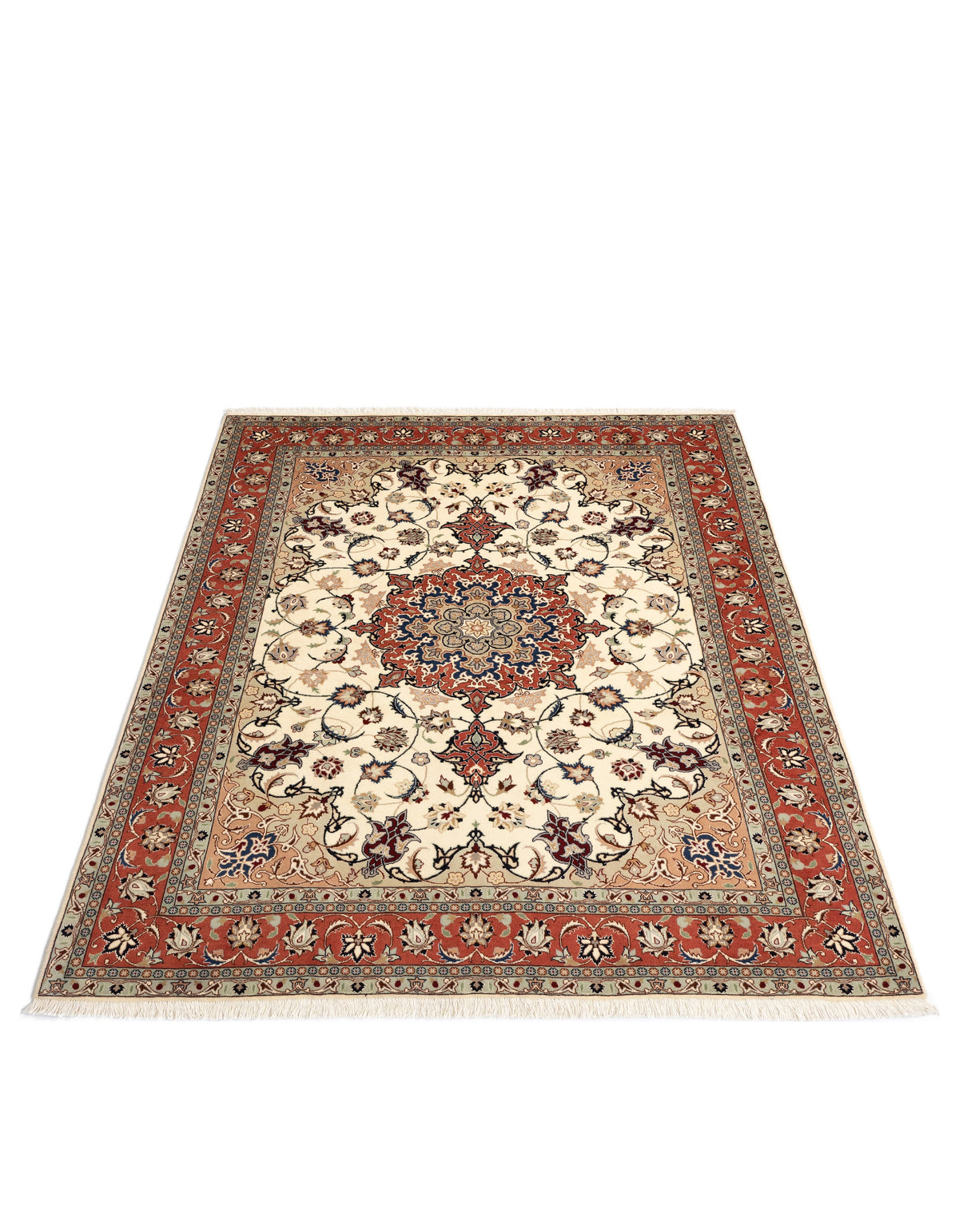 204 x 156 Tabriz con seta