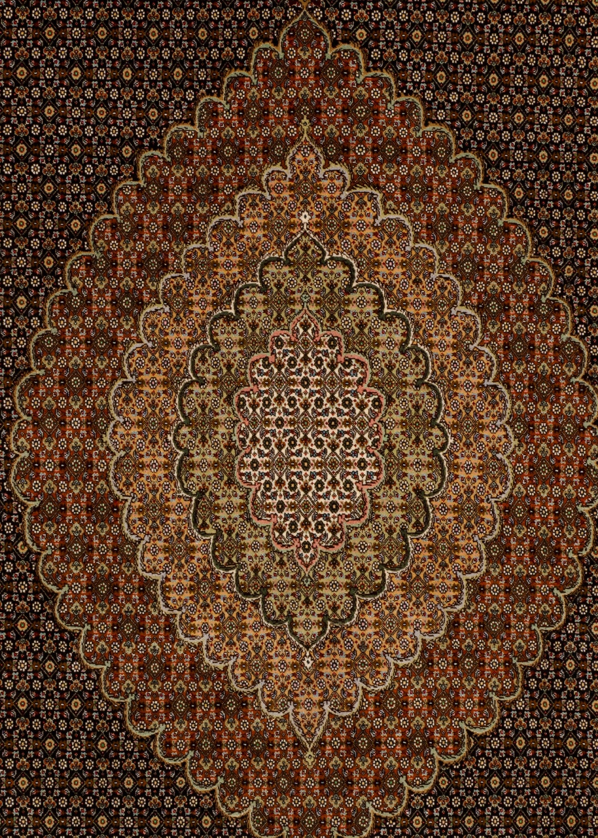 411x304 Mahi di Tabriz con seta