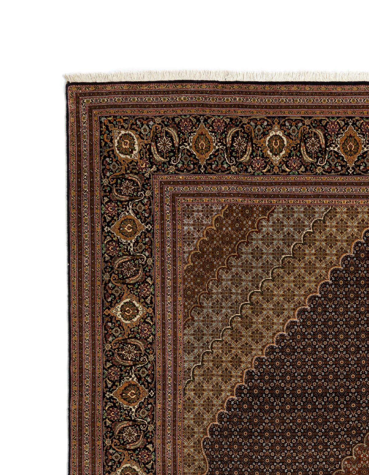393x303 Mahi di Tabriz con seta