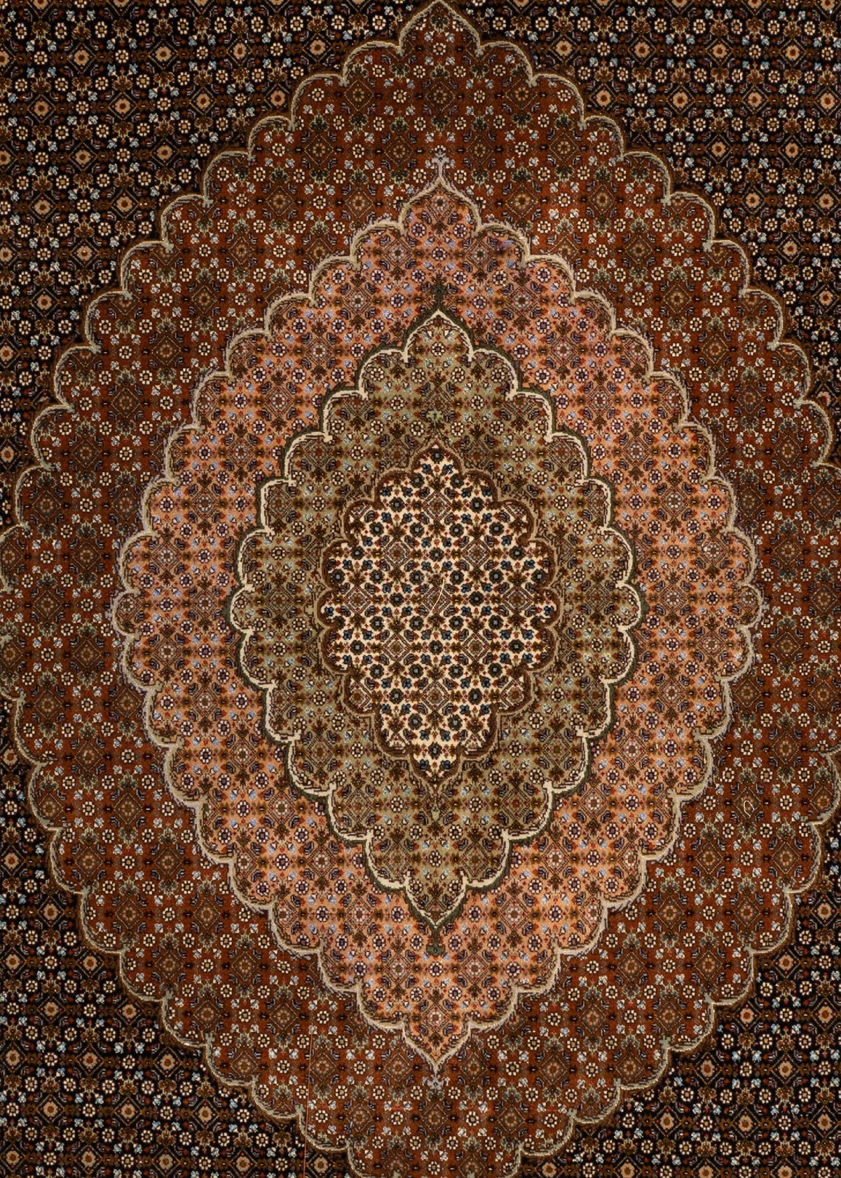 393x303 Mahi di Tabriz con seta