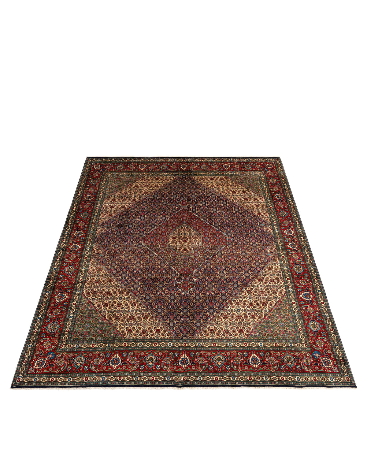 390x300 Tabriz Mahi con seta