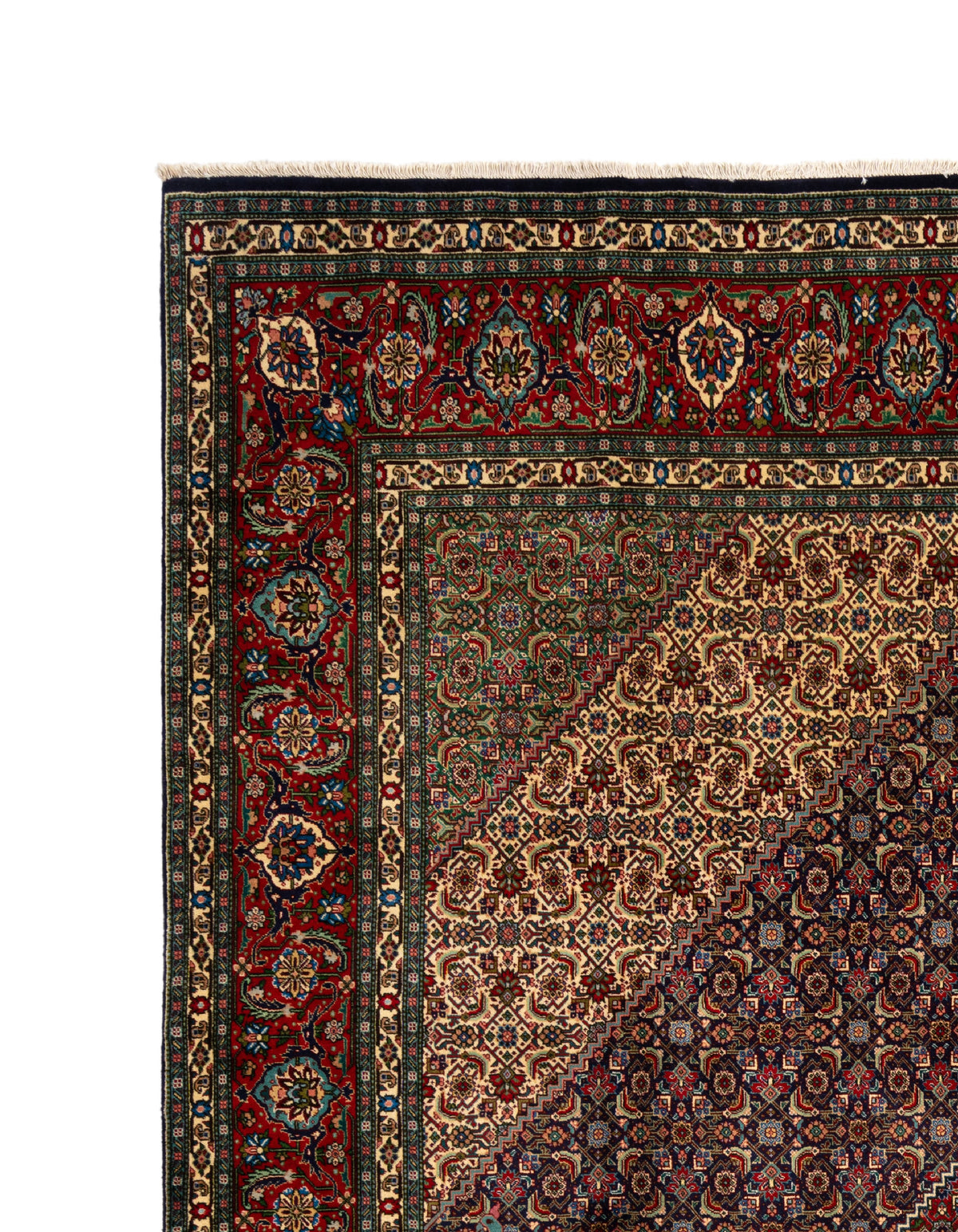390x300 Tabriz Mahi con seta