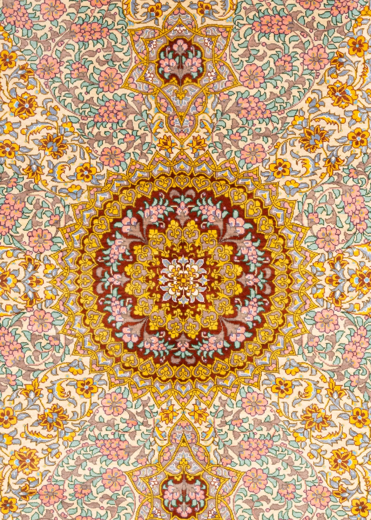 118 x 79 Ghom Seide