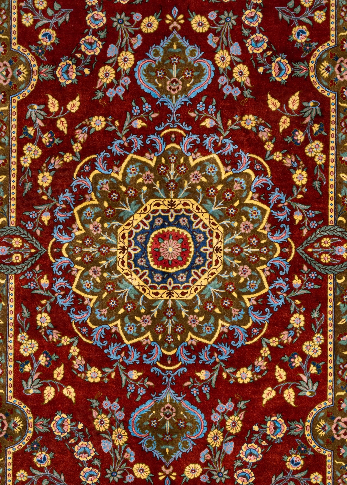 121 x 80 Ghom Seide