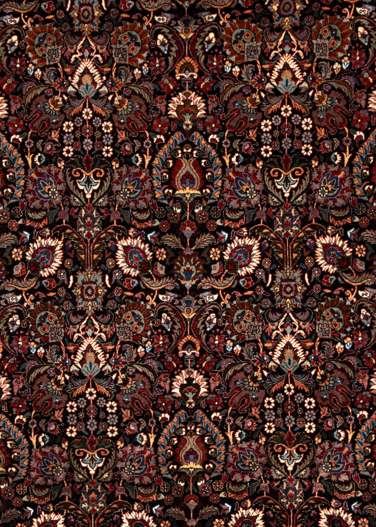 340 x 252 Bidjar mit Seide