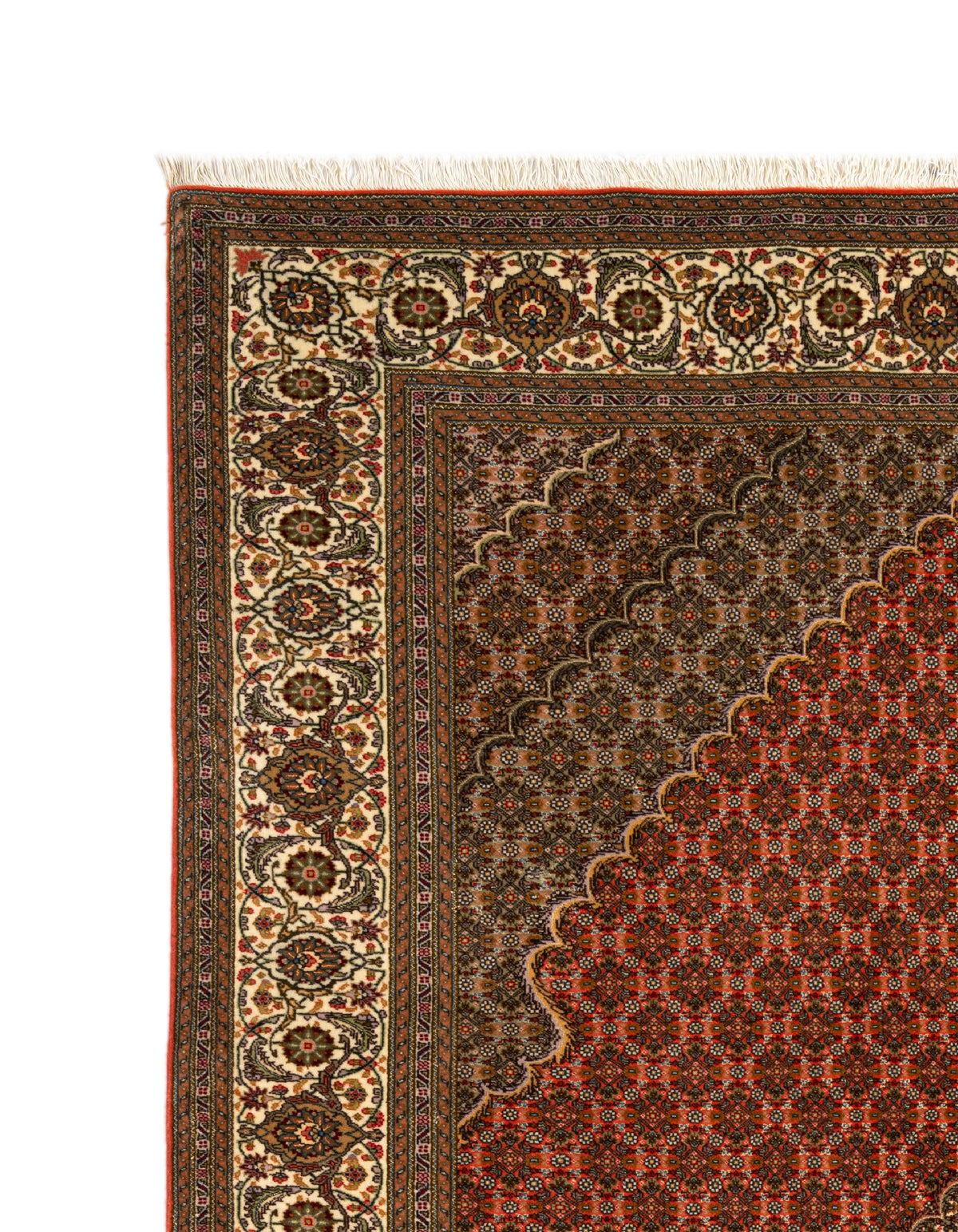289x197 Tabriz Mahi avec soie