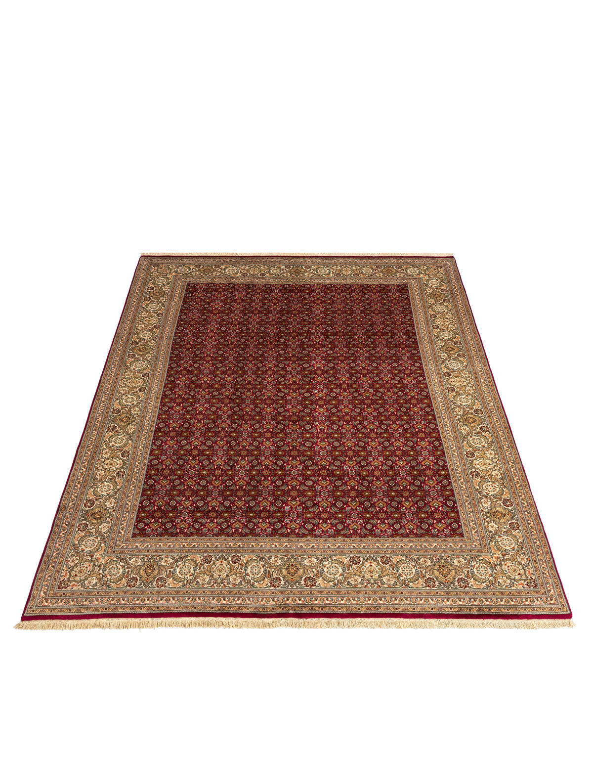 295x200 Tabriz Mahi con seta