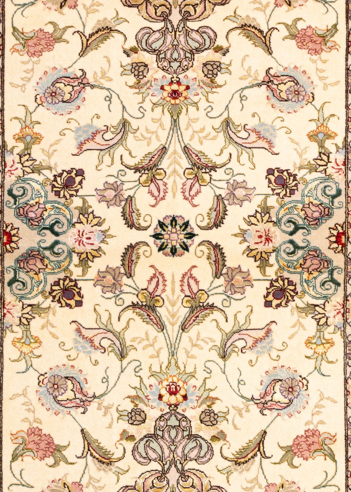 271x87 Tabriz avec de la soie