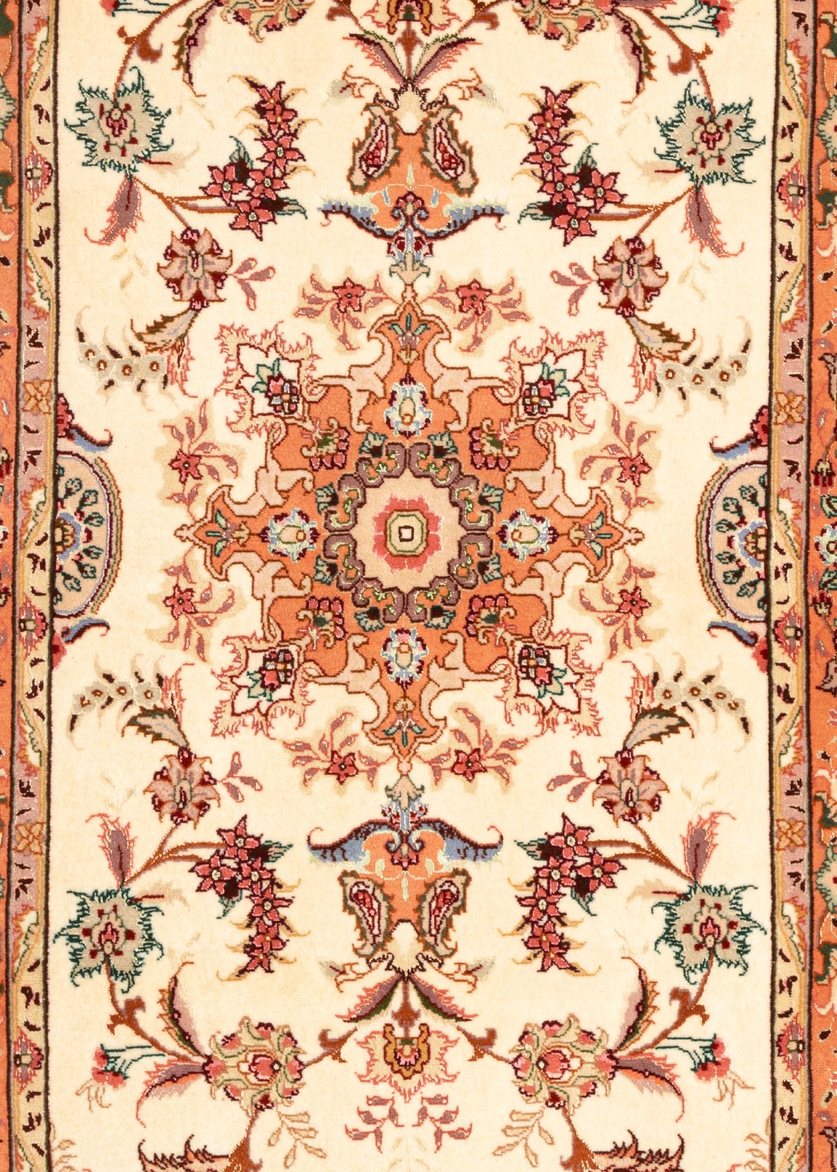 211 x 83 Täbriz mit Seide