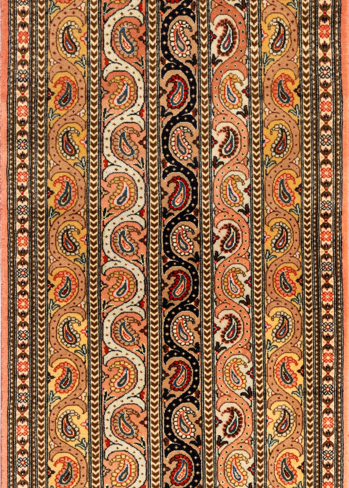 195 x 65 Täbriz mit Seide