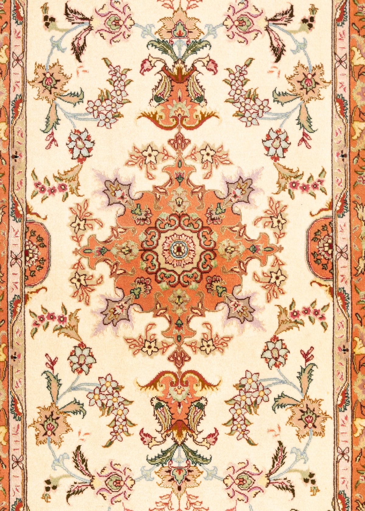 204 x 81 Täbriz mit Seide