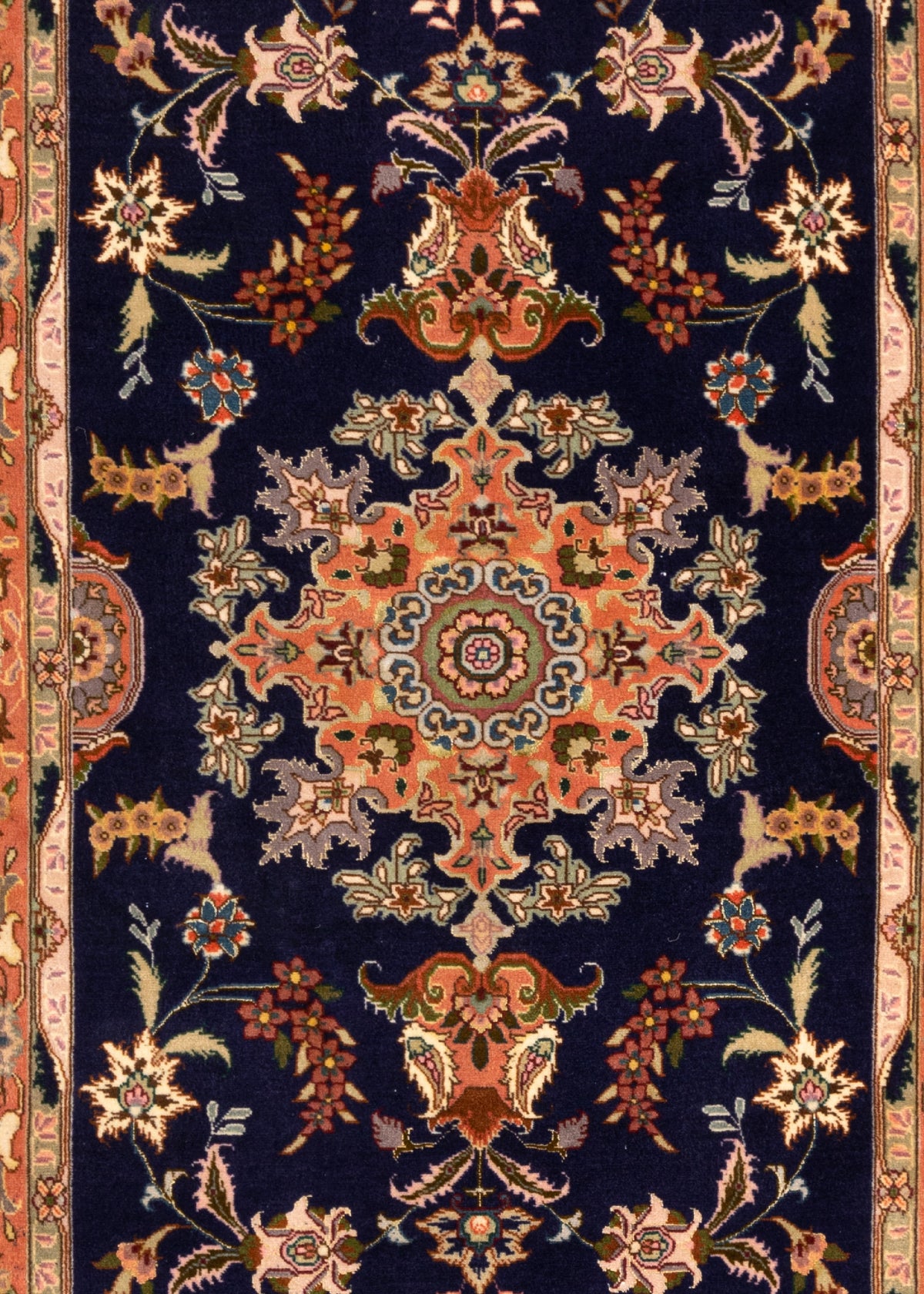 206x82 Tabriz con seta