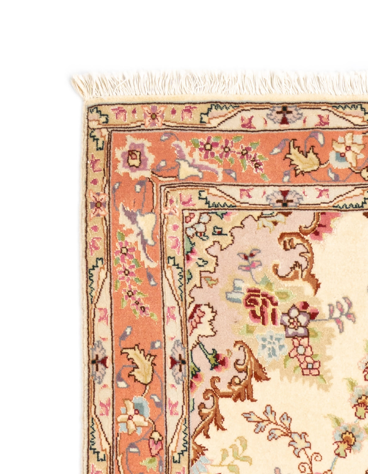 208x82 Tabriz with silk