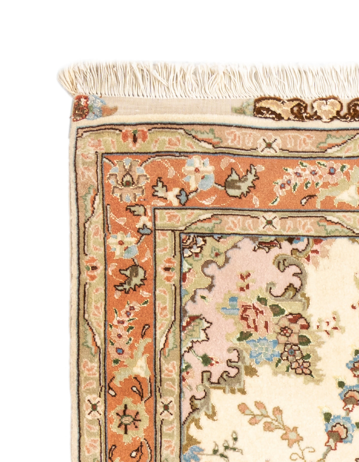 215x82 Tabriz con seta