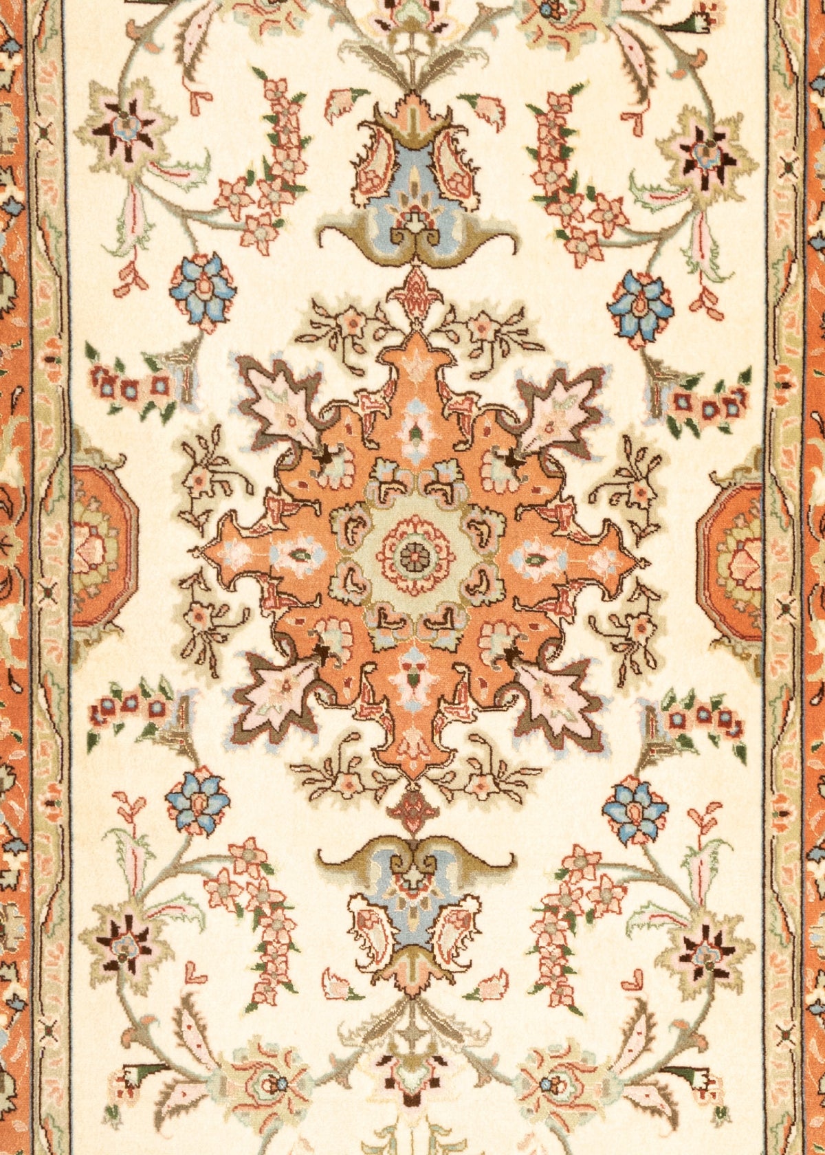 215x82 Tabriz con seta