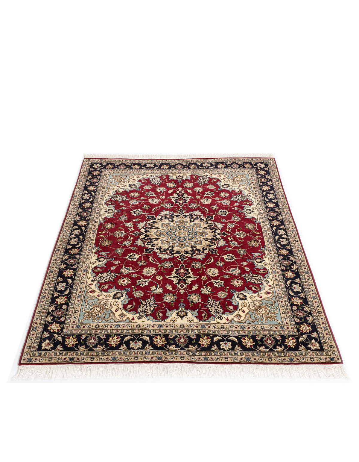 206 x 153 Täbriz mit Seide